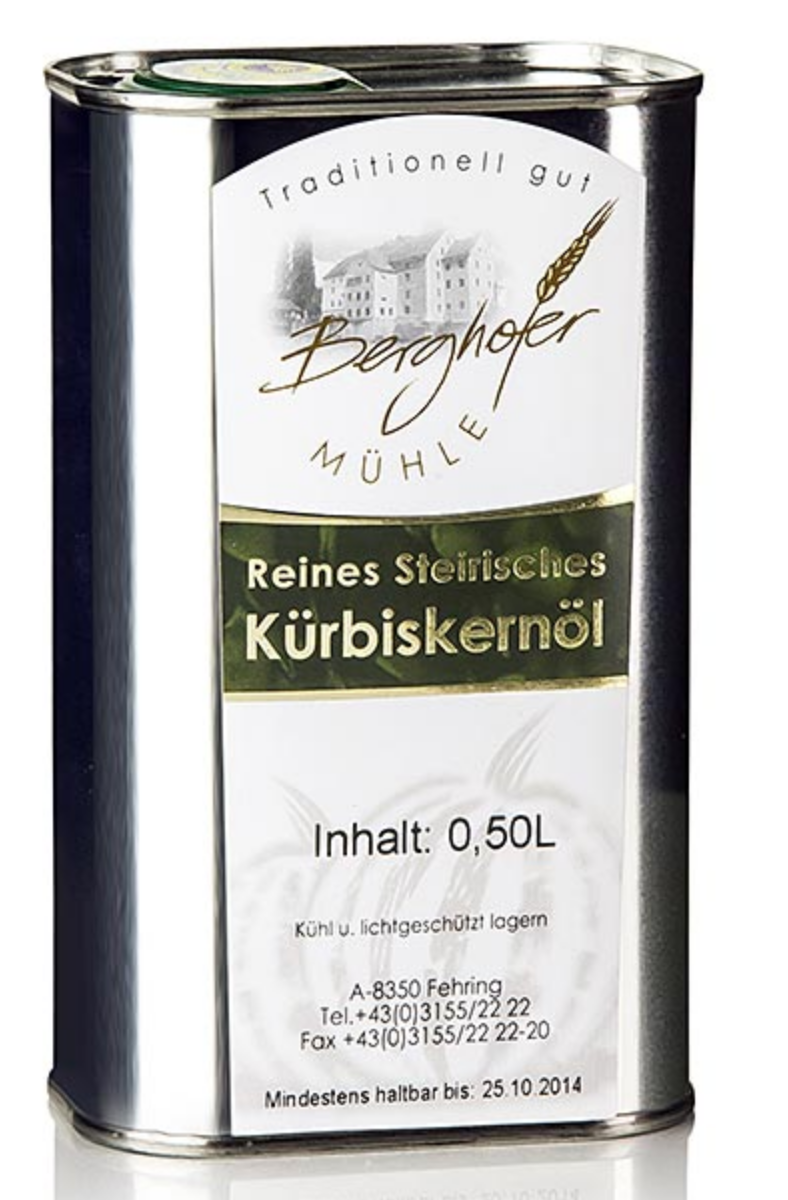 Kürbiskernöl aus der Steiermark