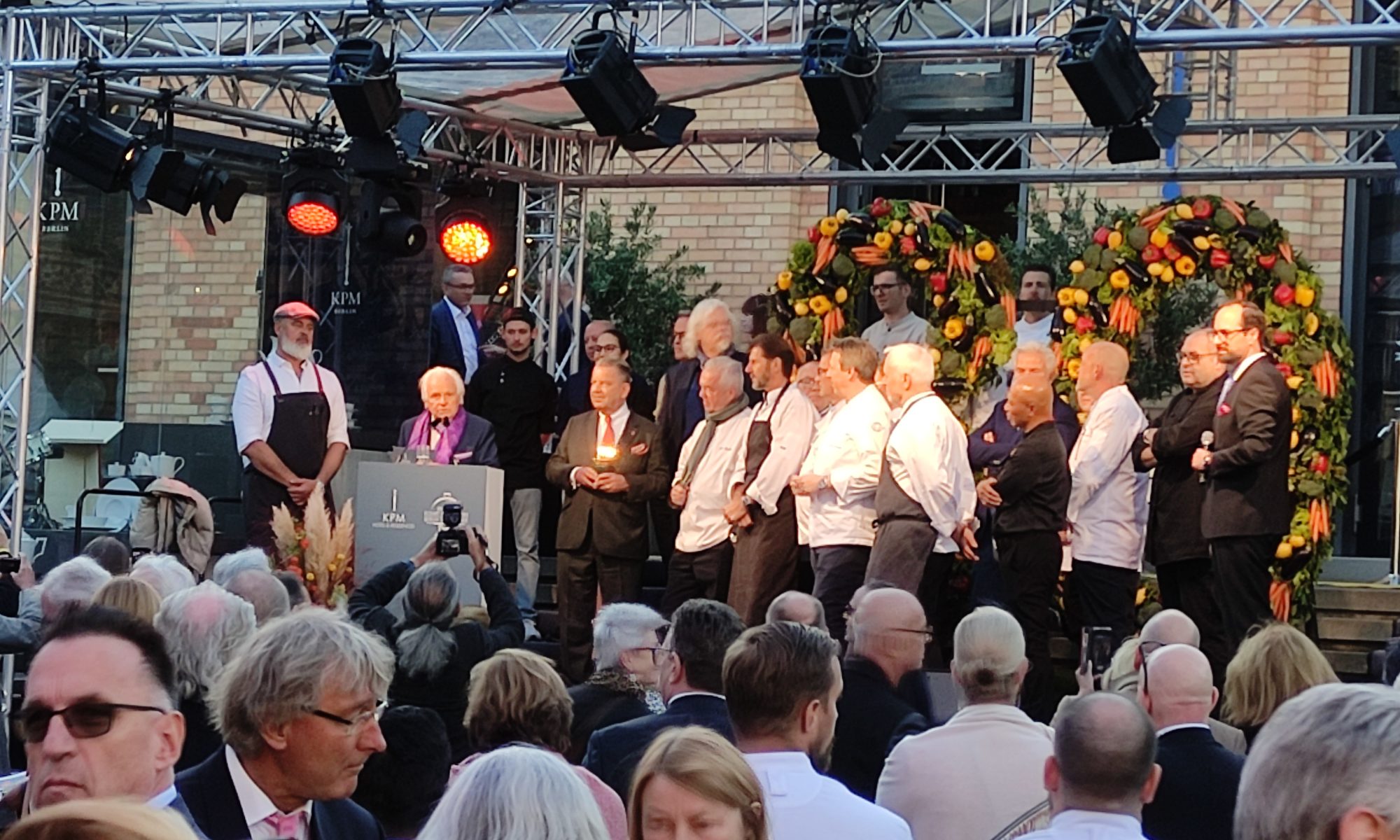 Sterneköche bei der Feier 80 Jahre Witzigmann in der Berliner KPM